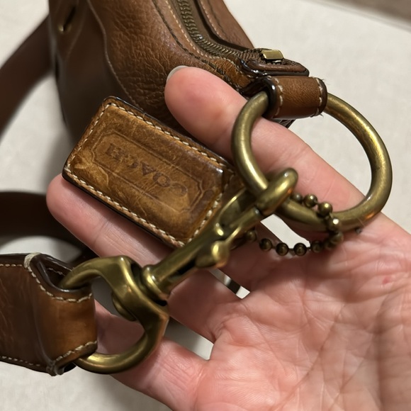 Vintage Coach Chelsea Convertible Strap All Leather Bag-EUC-Cognac Tabacco Brown - Picture 11 of 17